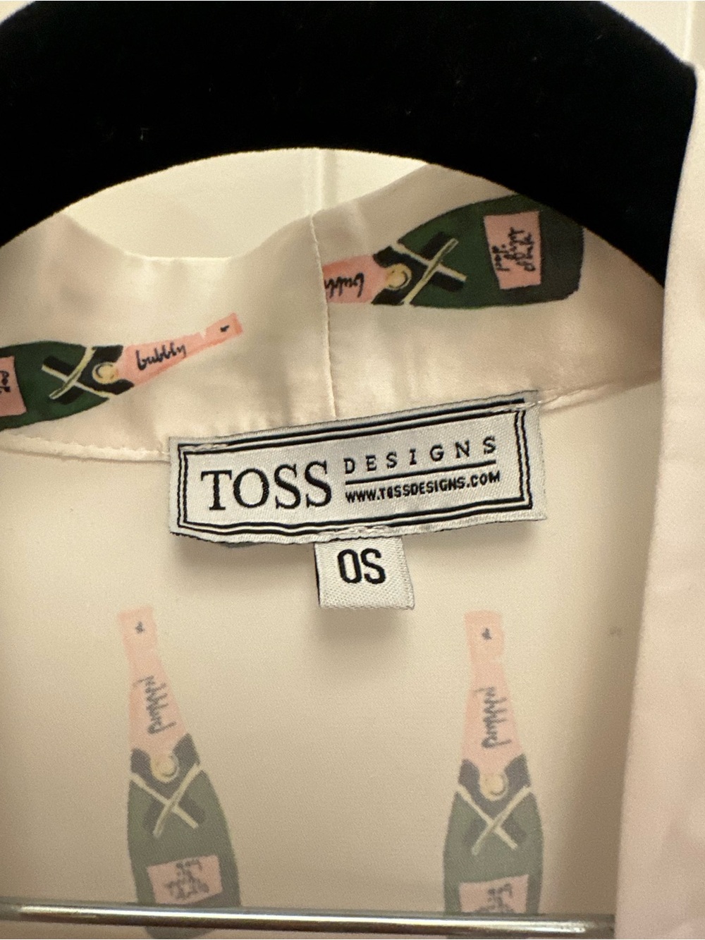 Toss Designs Champagne Print Robe - Picture 5 of 6